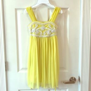 Yellow girls IZ Byer sundress